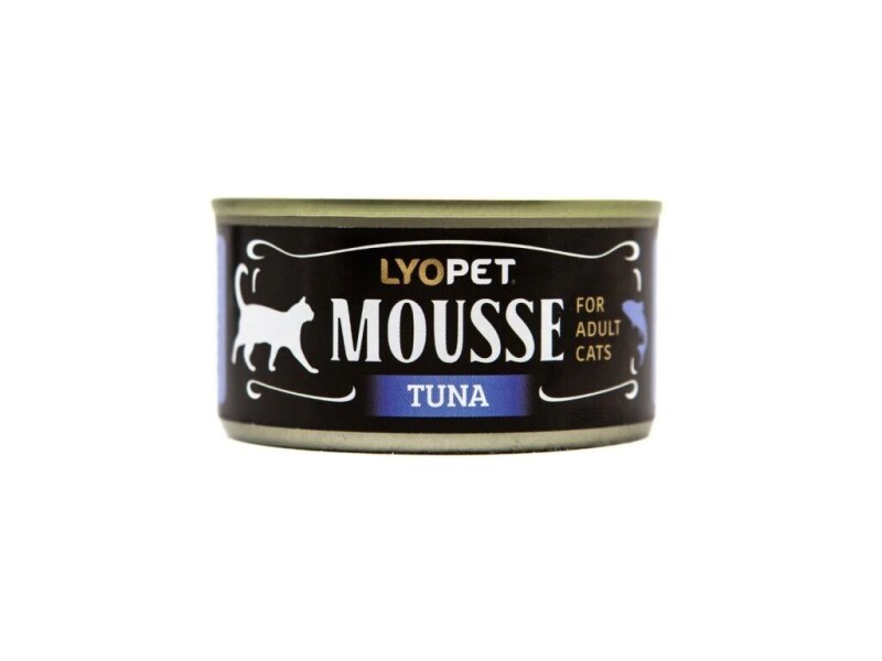 LYOPET Tuňákový mousse pro kočky 90 g